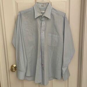 Geoffrey Beene 1734/35 men’s powere blue dress shirt